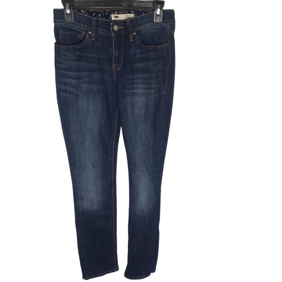 Levi's Jeans Womens 27x32 Dark Blue 525 Perfect Waist Straight Leg Denim sz 4 M - Picture 2 of 16